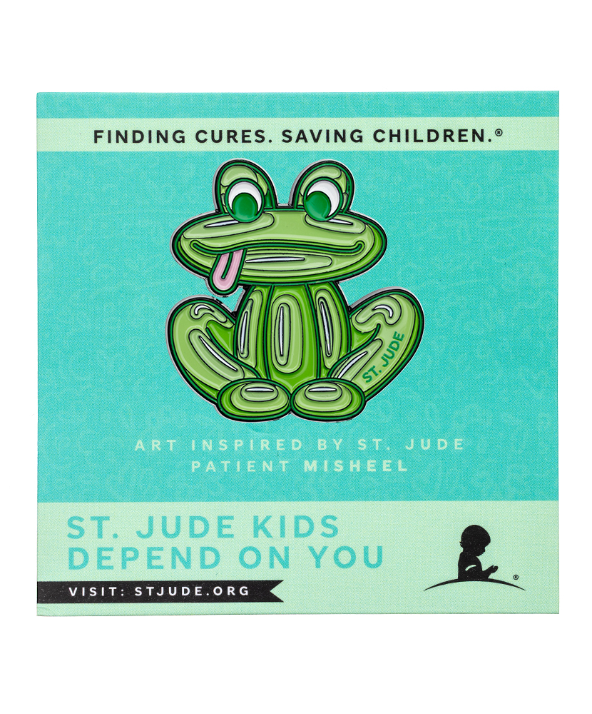 Primary image Froggy Balloon Animal Enamel Pin &ndash; Misheel